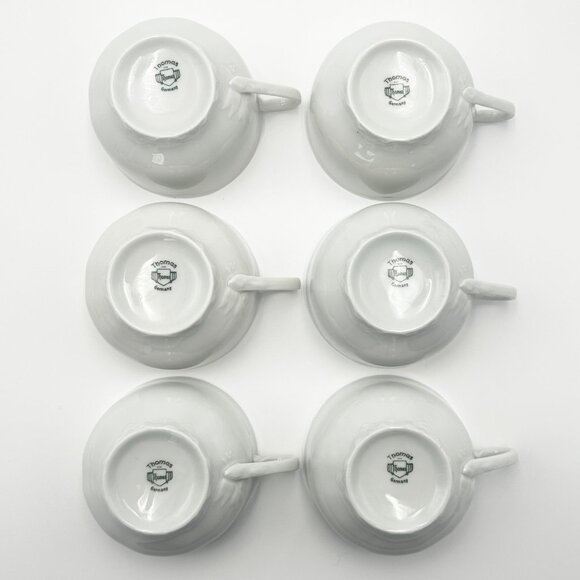 6 Antique Teacups with Elegant Ranson Pattern from Thomas Germany Replacements - Picture 3 of 16